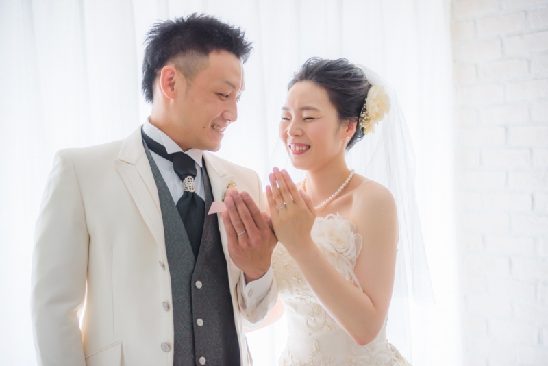 指輪お披露目シーン