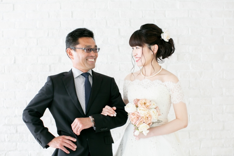 お父様との2ショット！