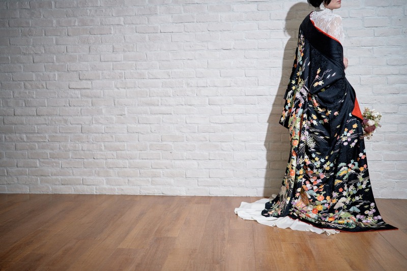 おばあさまの振袖と