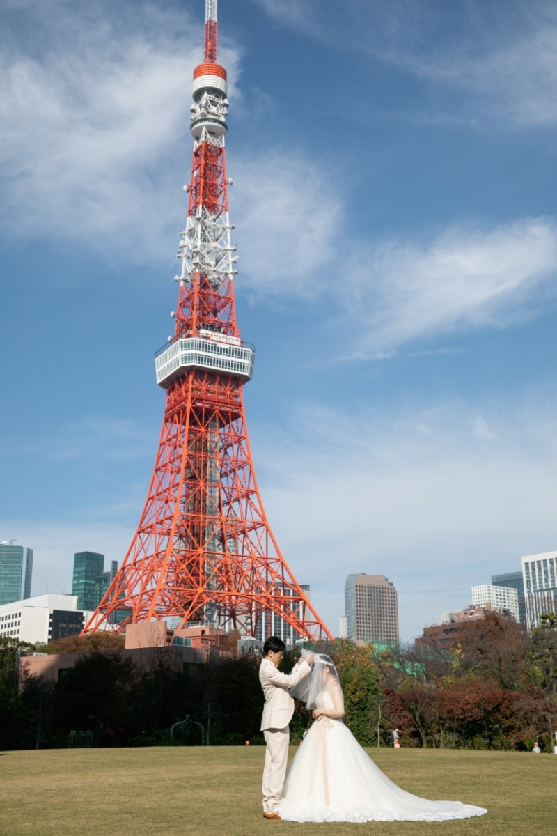 青い空と東京タワー