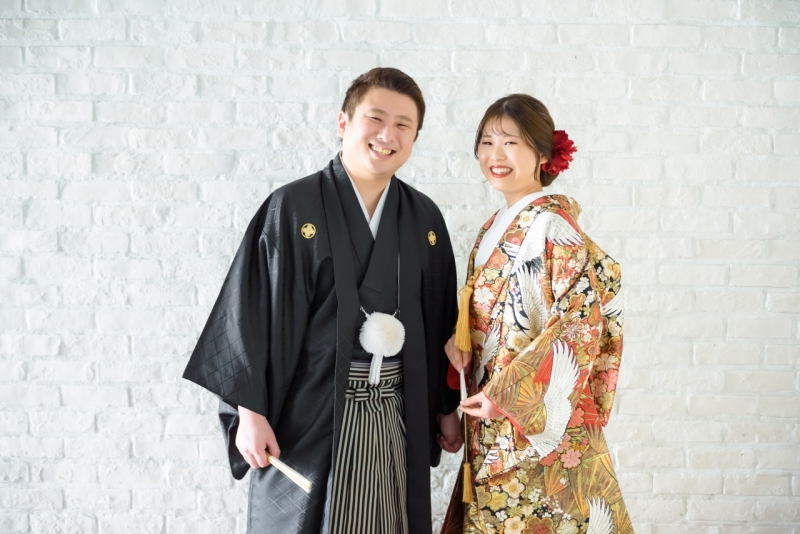 次は色打掛にチェンジ