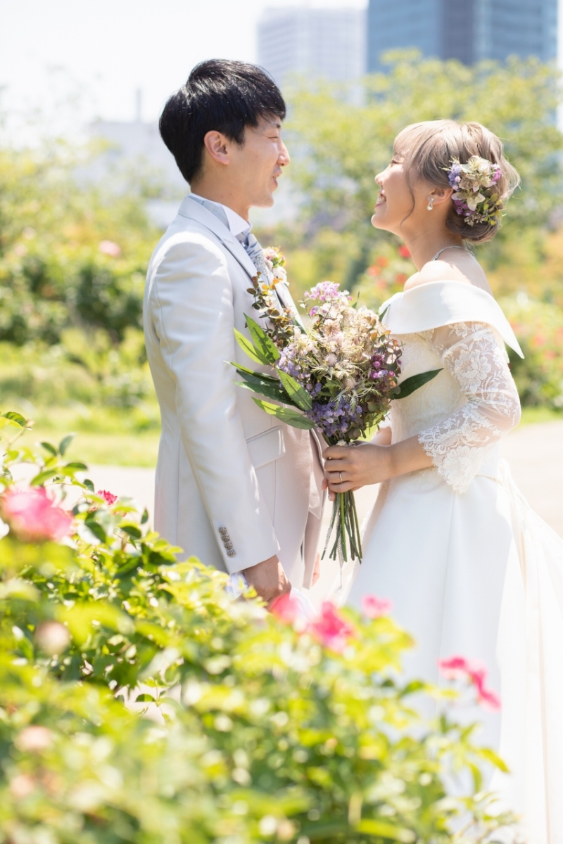 お花もかわいい。