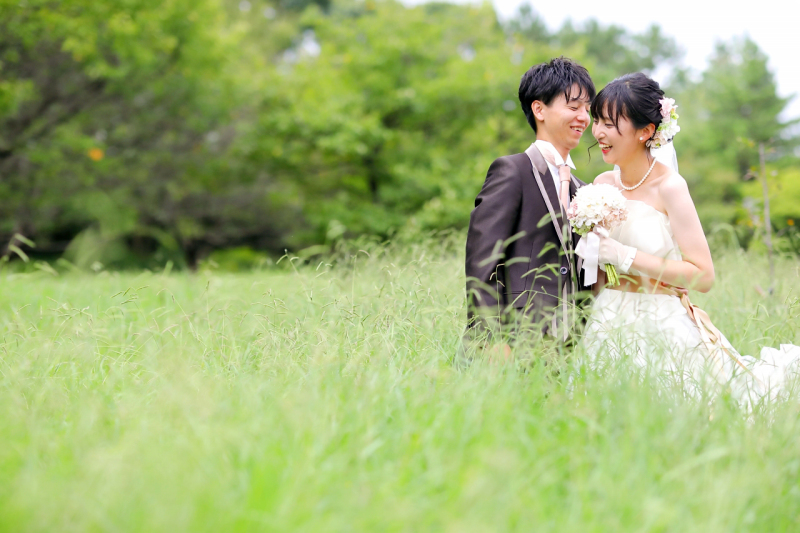 草むらの中でも！