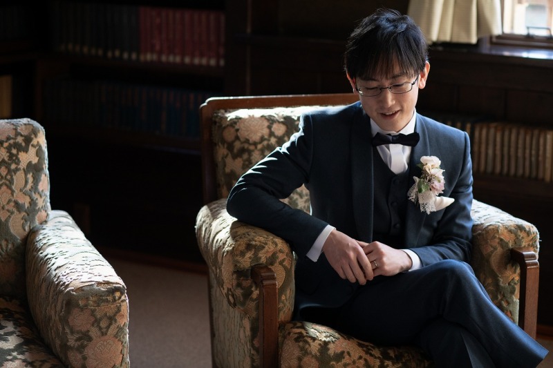 ご新郎様ソロショット