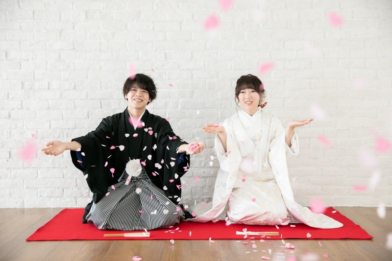 花吹雪をそえて