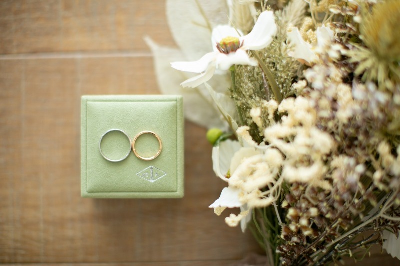 公園で前撮りロケフォト!