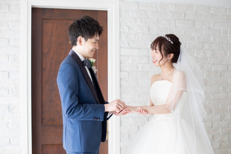 お次は指輪交換