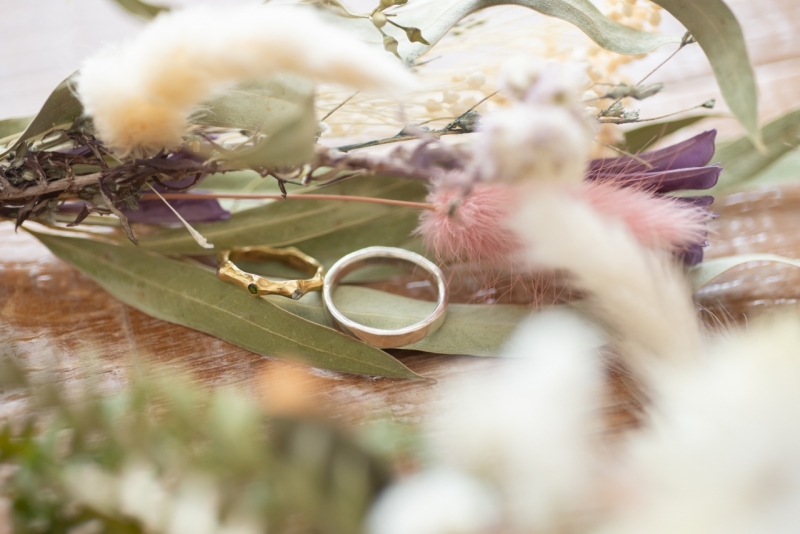 ドライフラワーブーケで