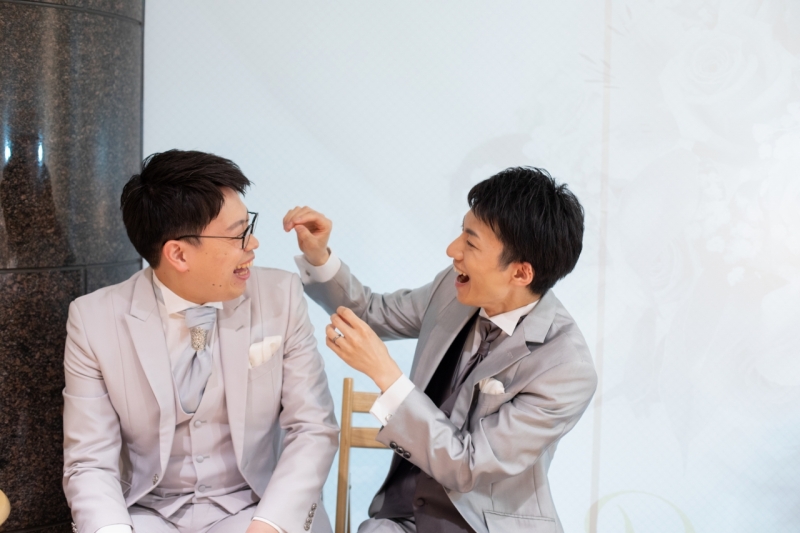 タキシードにチェンジ！