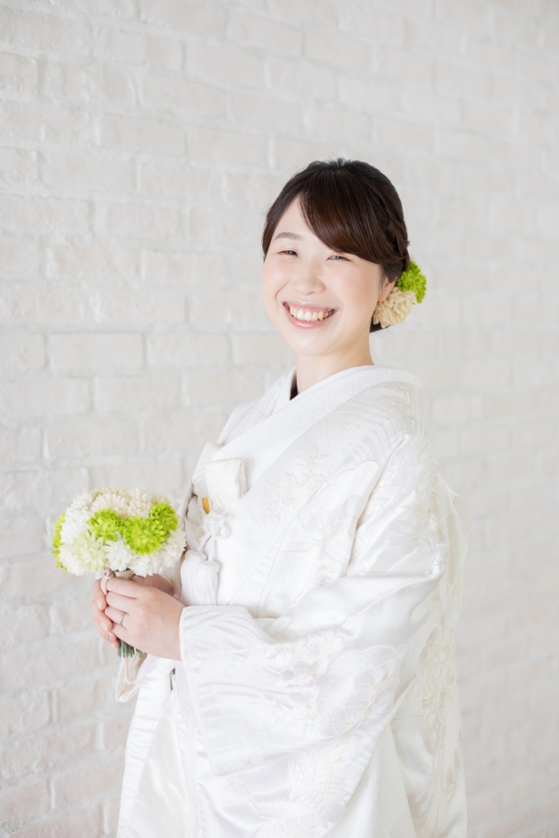 色白の花嫁様