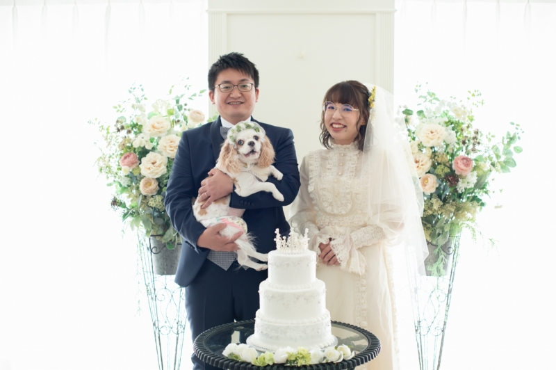 スタジオに移動してケーキ入刀!