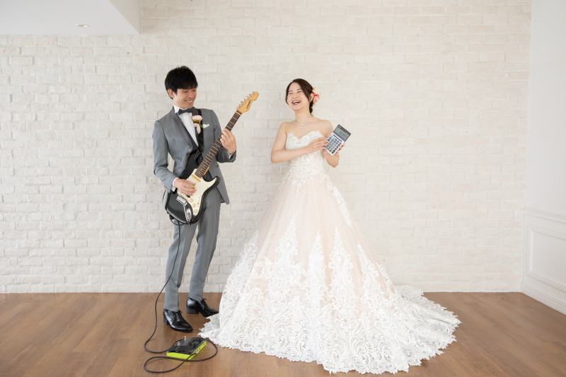 ご新婦様は電卓をお持ち込み!