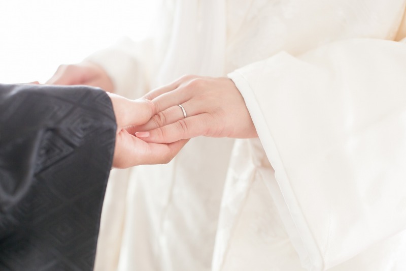 白無垢と色打掛2着着れます!