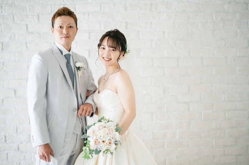 清潔感あふれるスタジオ撮影