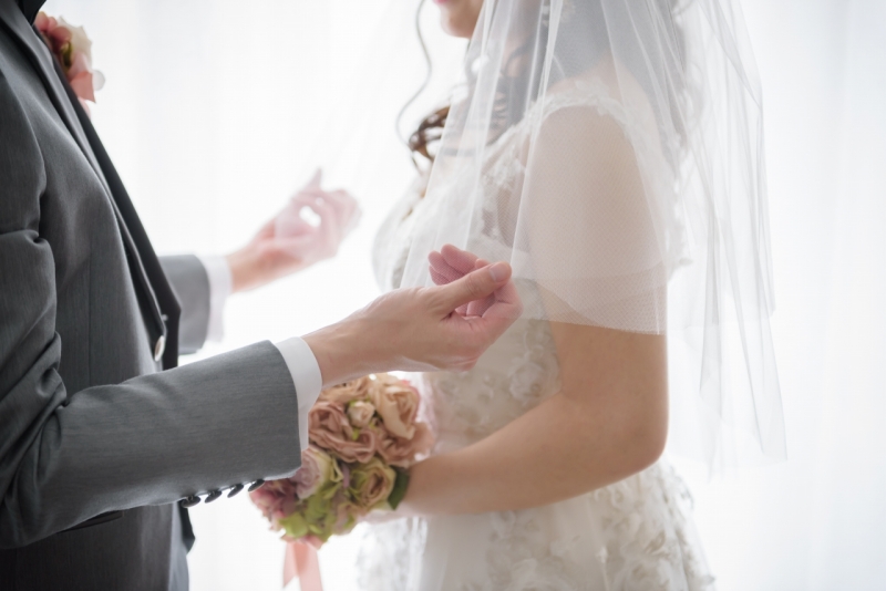 ベールアップシーン