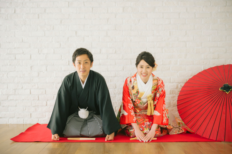 赤い毛氈もご用意がございます！