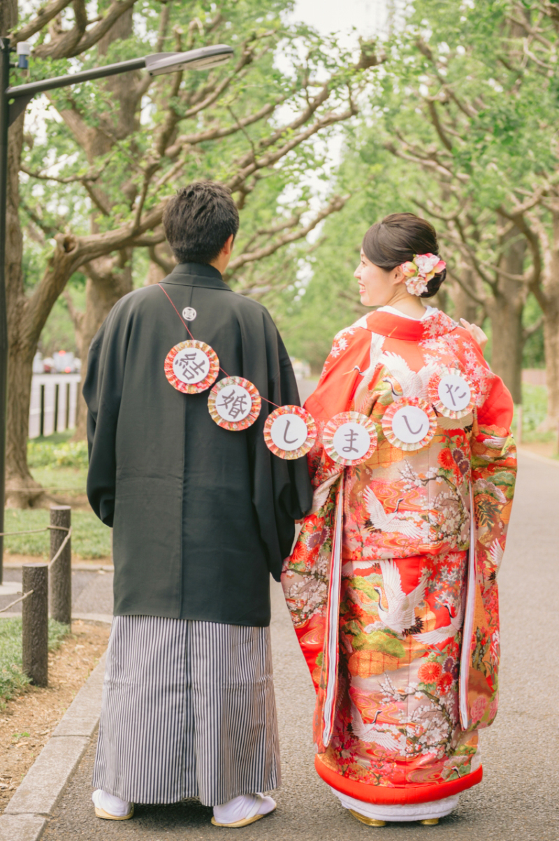 お外撮影もサービスします！