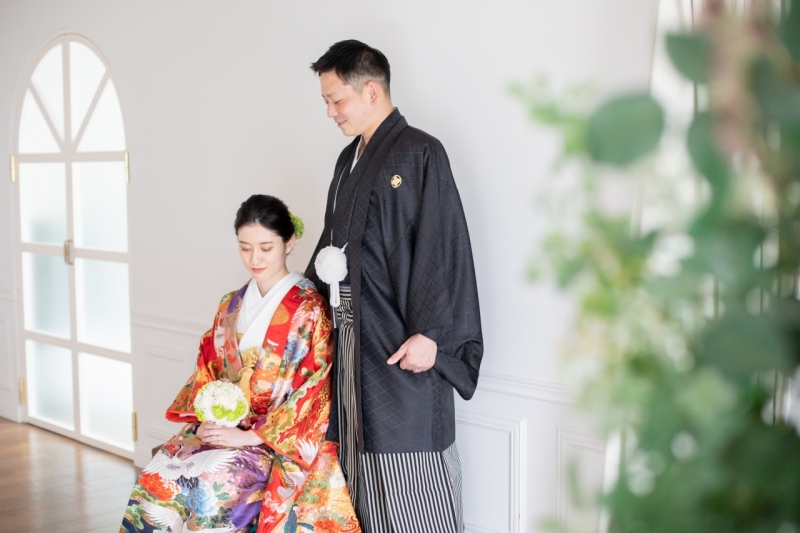 和装にチェンジ