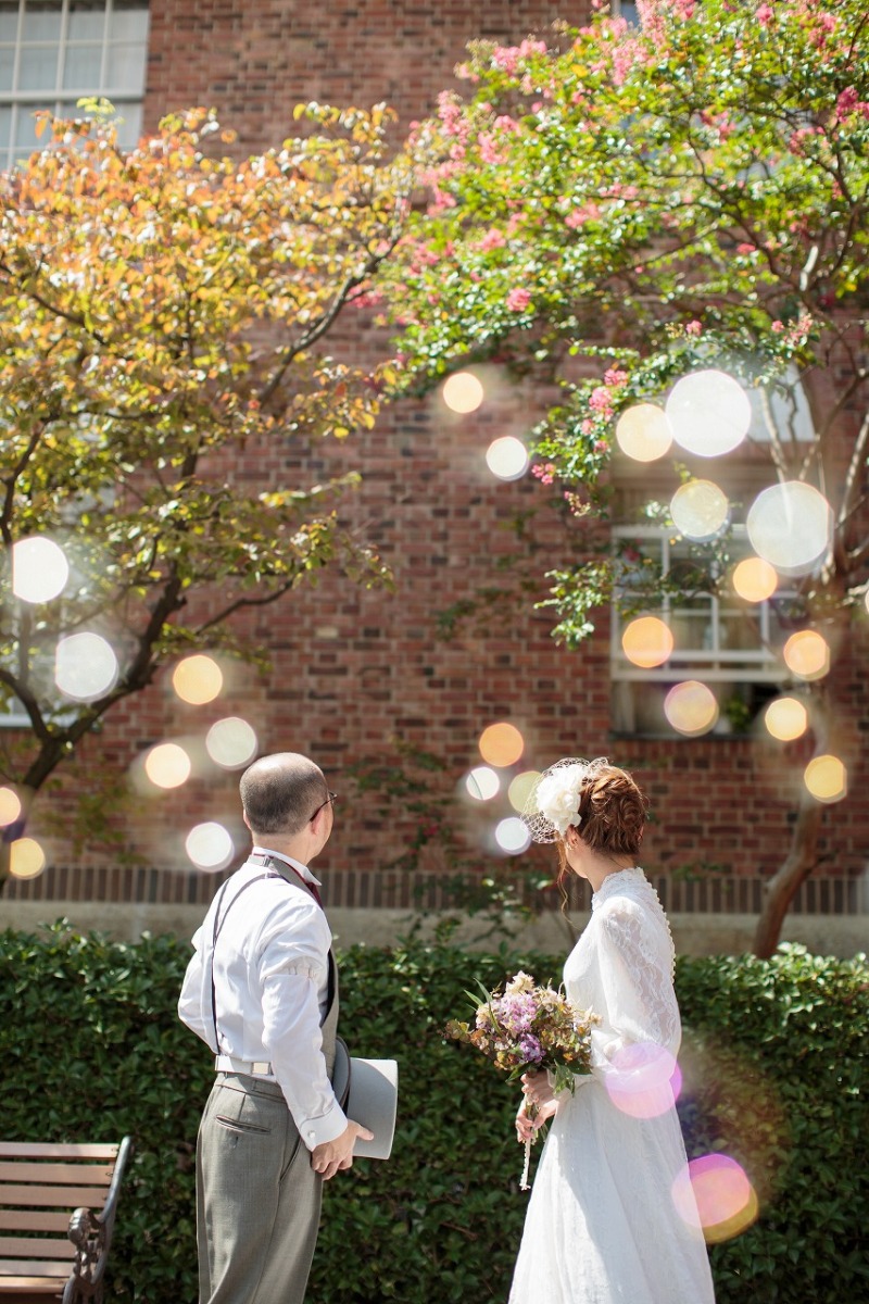 お外でキラキラ