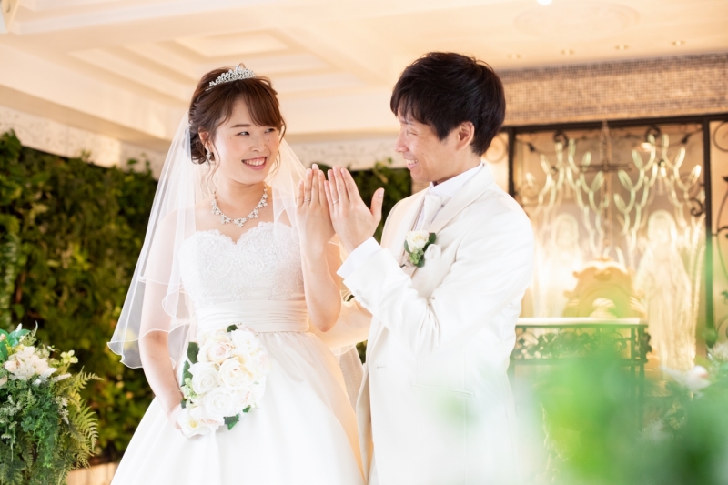 指輪お披露目シーン