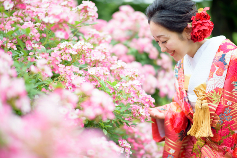 和装にお着替えしてロケーション撮影に！