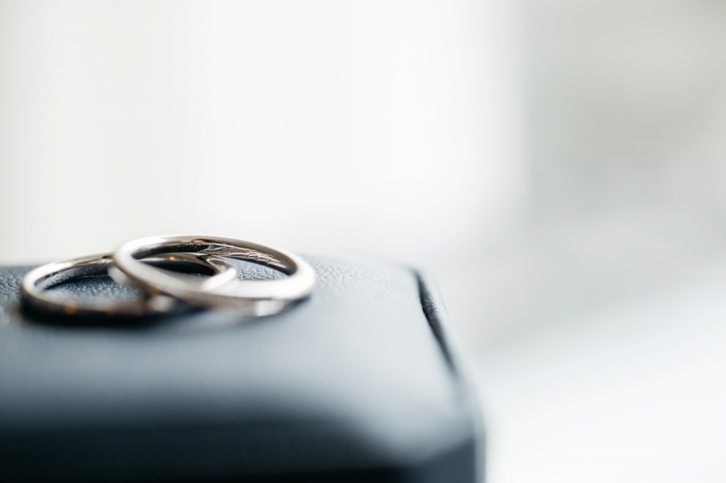 結婚指輪も素敵に撮影