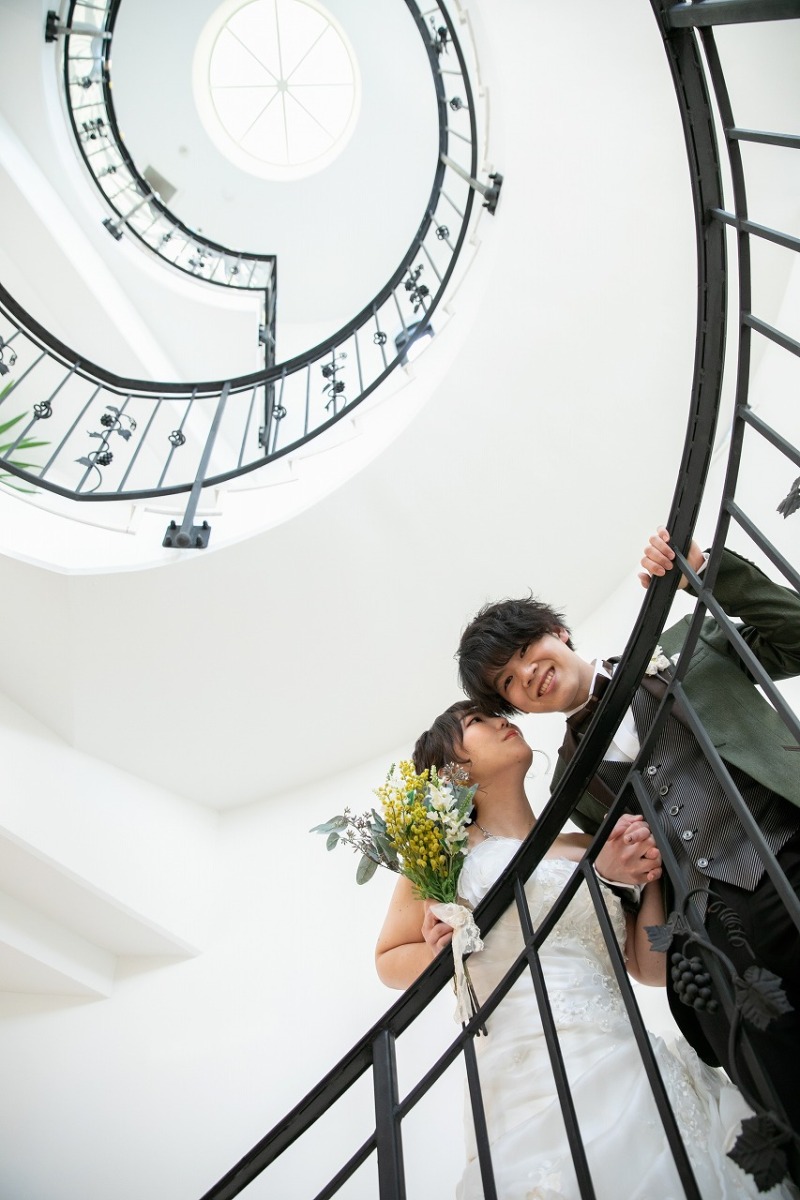 ラストは螺旋階段で