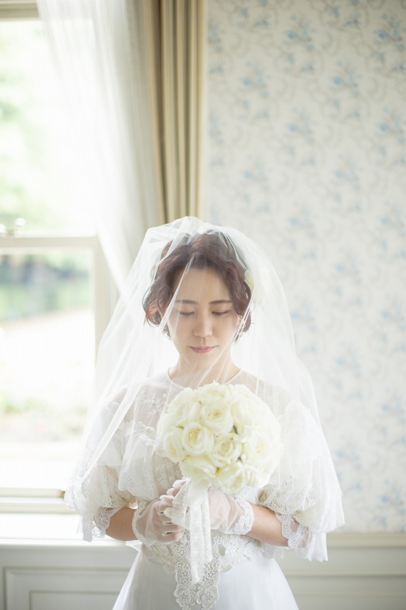 ボブカットのダウンヘアがとってもお似合い