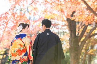 プロのショット、やはりさすがです！HPで一目惚れした大好きな青い打掛です。