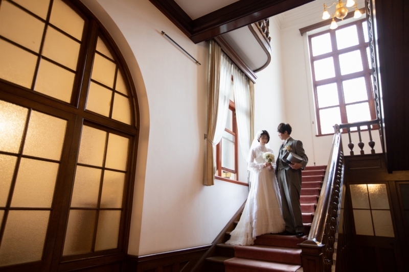 旧古河邸でフォトウエディング