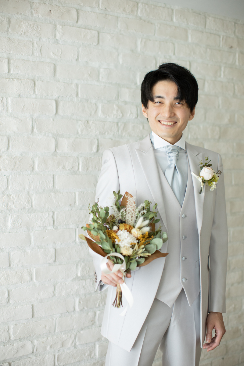 ご新郎様のソロショットも忘れずに