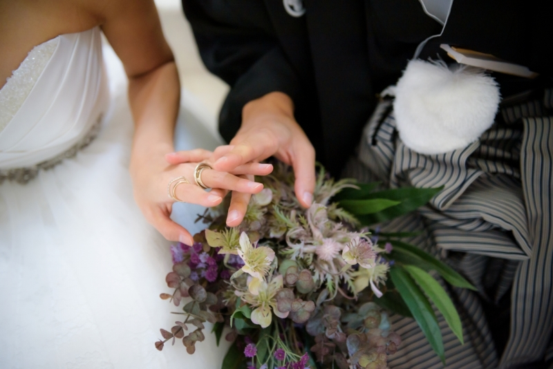 最後は手元のカットで