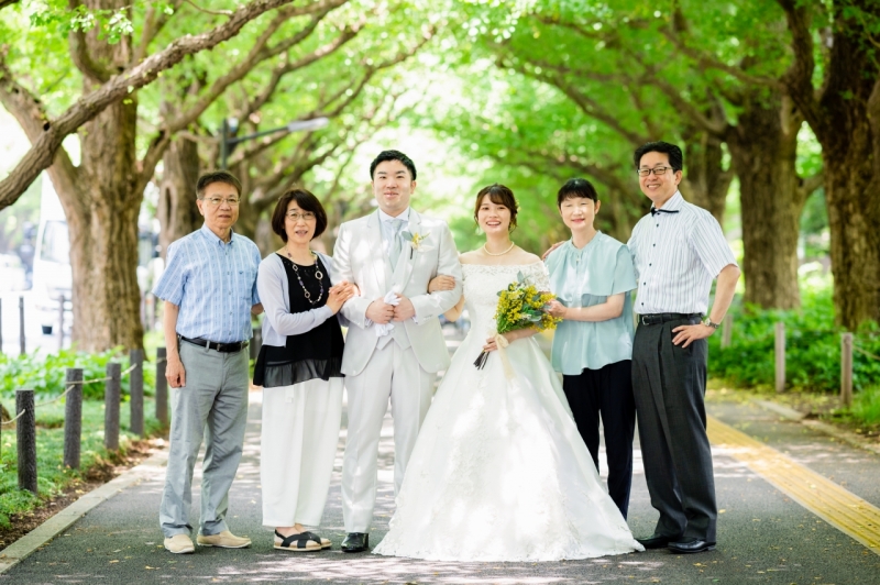 ご家族様と一緒に記念撮影