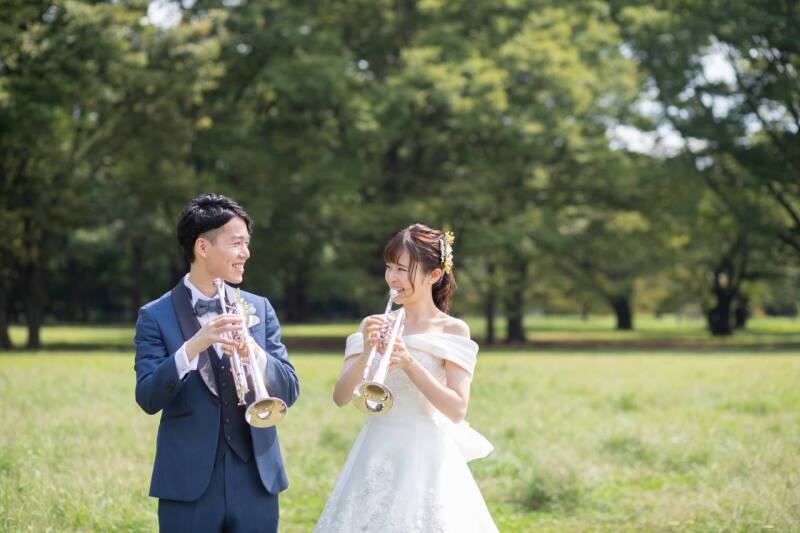 おふたりらしい一枚