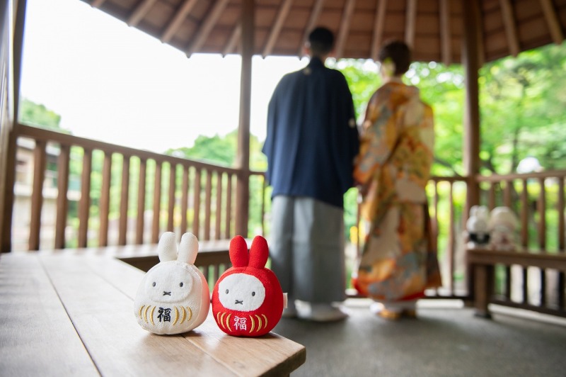 ミッフィと一緒にフォトウエディング