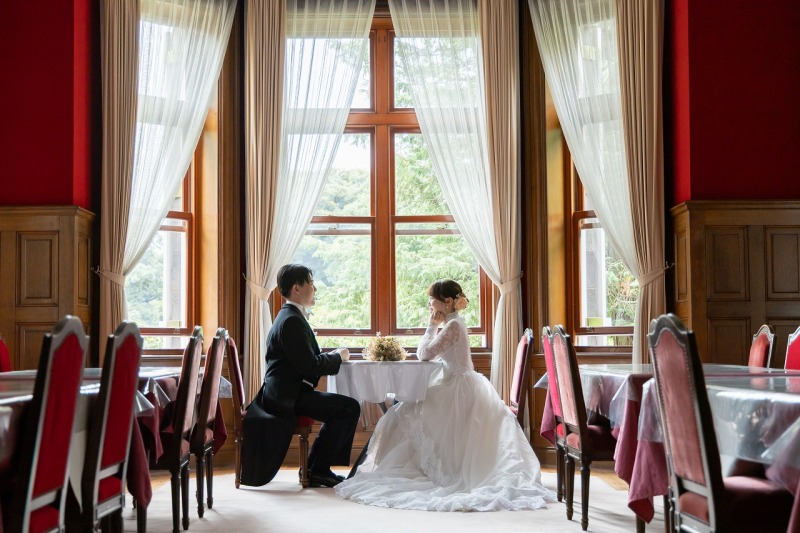 赤いお部屋でティータイム