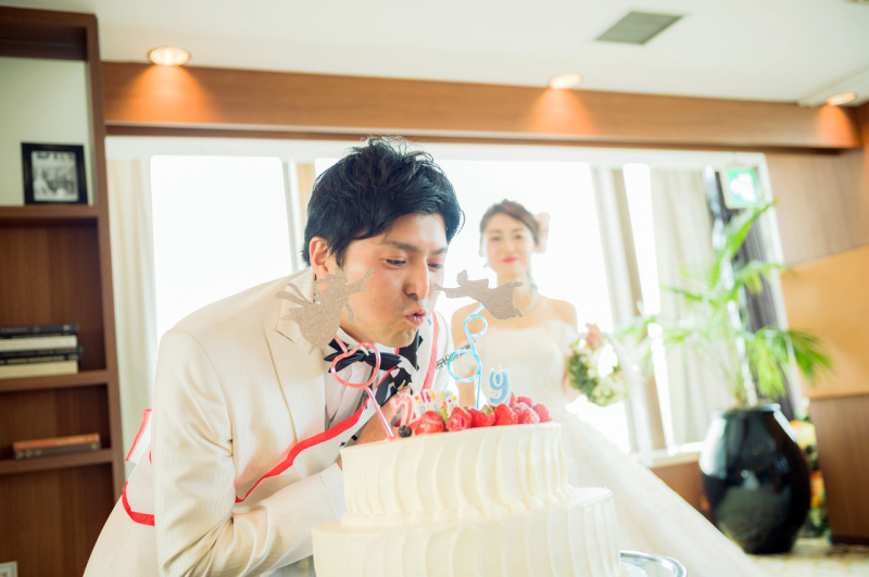 サプライズで誕生日のお祝い!