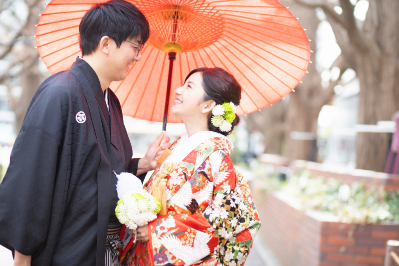 お外での撮影も！