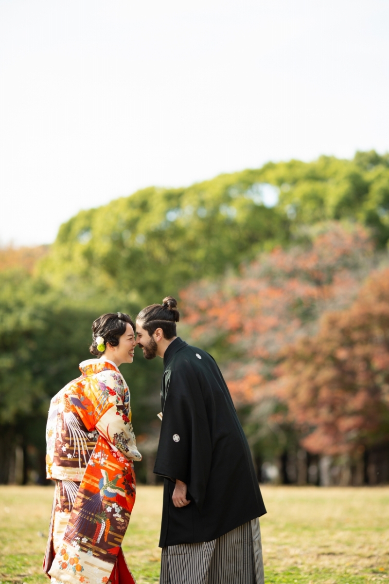 お鼻をくっつけて