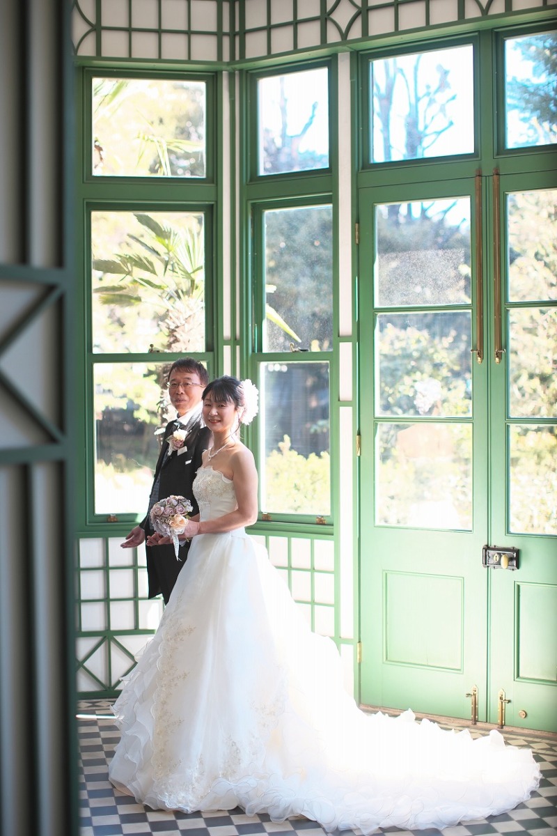 光あふれる温室で