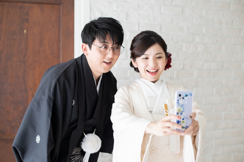 ご自身のスマートフォンでもパチリ！