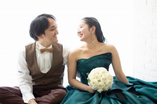 【旧古河邸＆スタジオ】ウエディングドレスとカラードレス