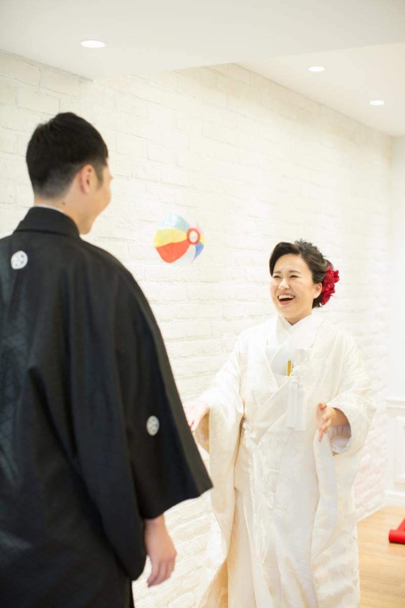 スタジオに移動して和装撮影！