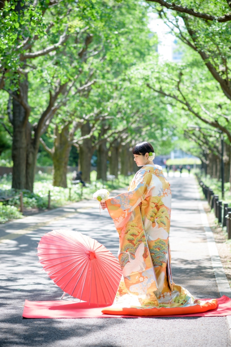 次の日は和装で撮影
