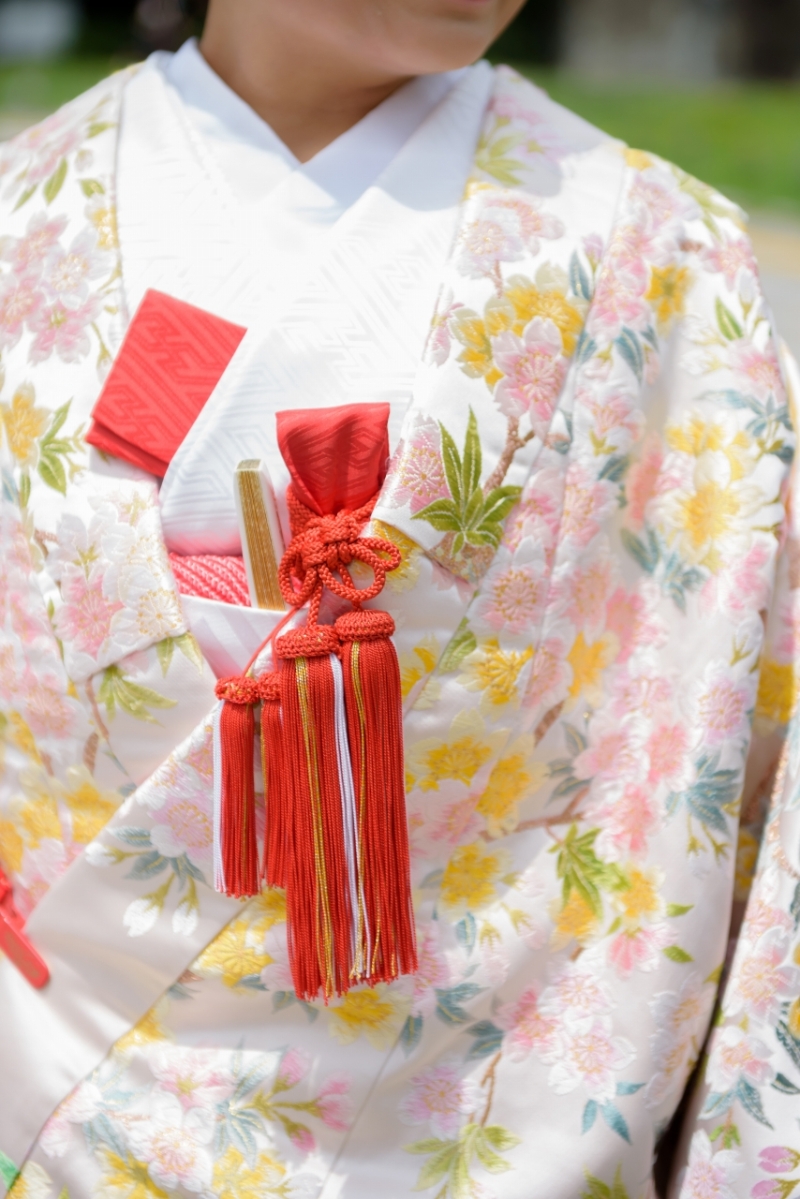 色打掛にチェンジしてお外へ！