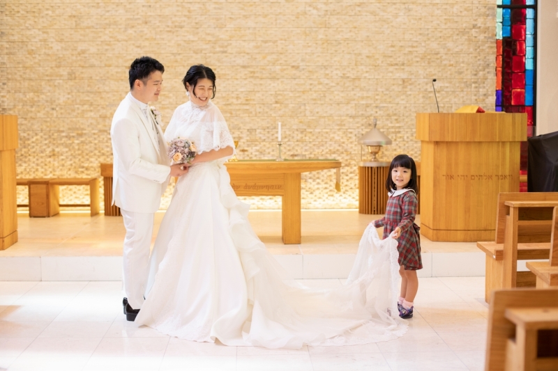 かわいいかわいいベールガール