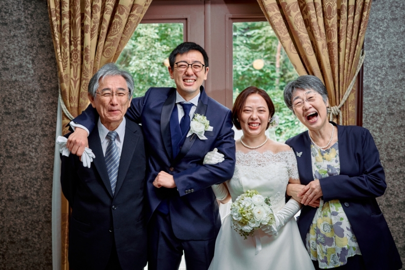 ご家族との記念撮影