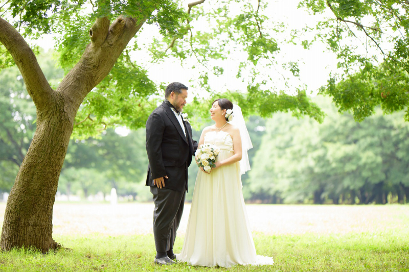 緑いっぱいの夏のロケフォト