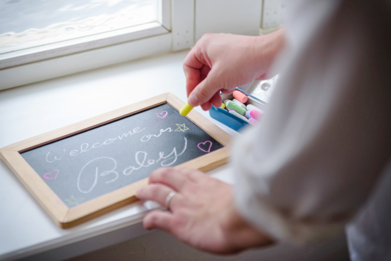 赤ちゃんにメッセージ