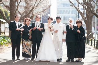 「ああいう結婚式いいね」と、ecooさまのおかげでとてもいいお式になりました。